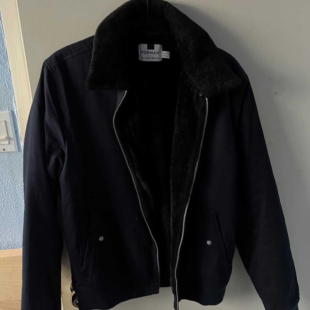Topman Jacket in Navy